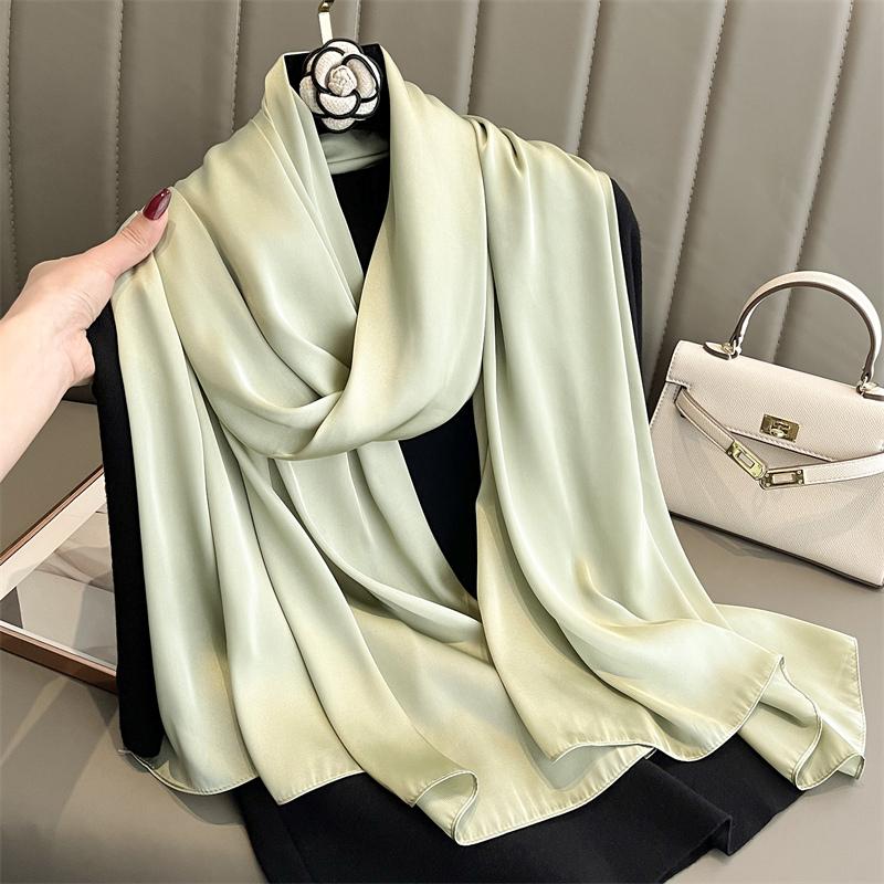 Pistachio Green Minimal Solid Scarf