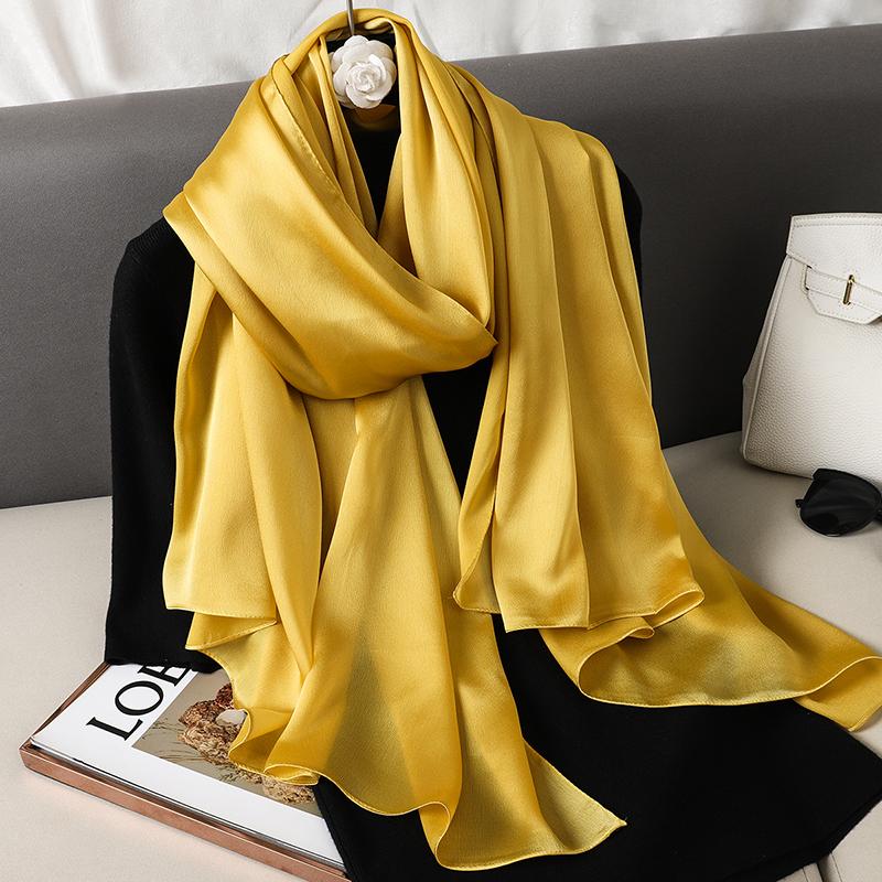 Golden Mustard Solid Scarf