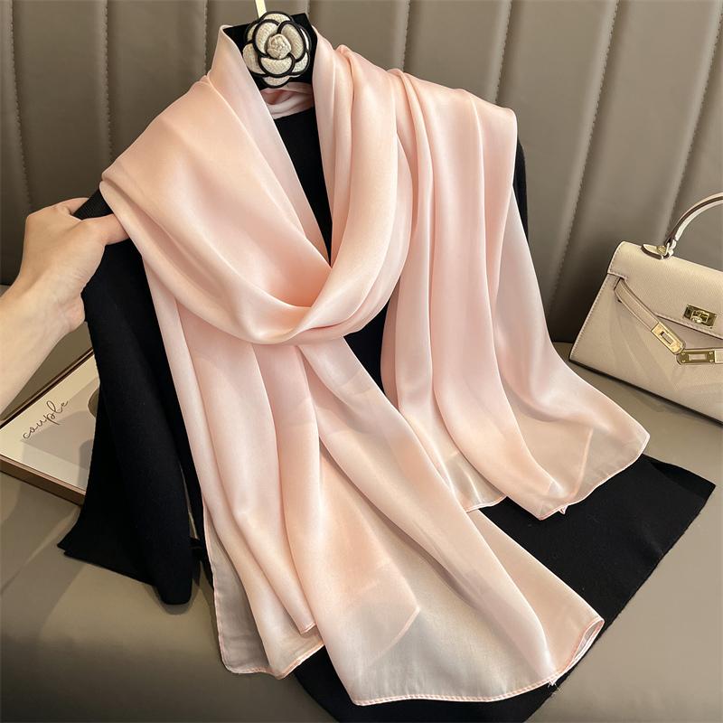 Blush Pink Minimal Solid Scarf
