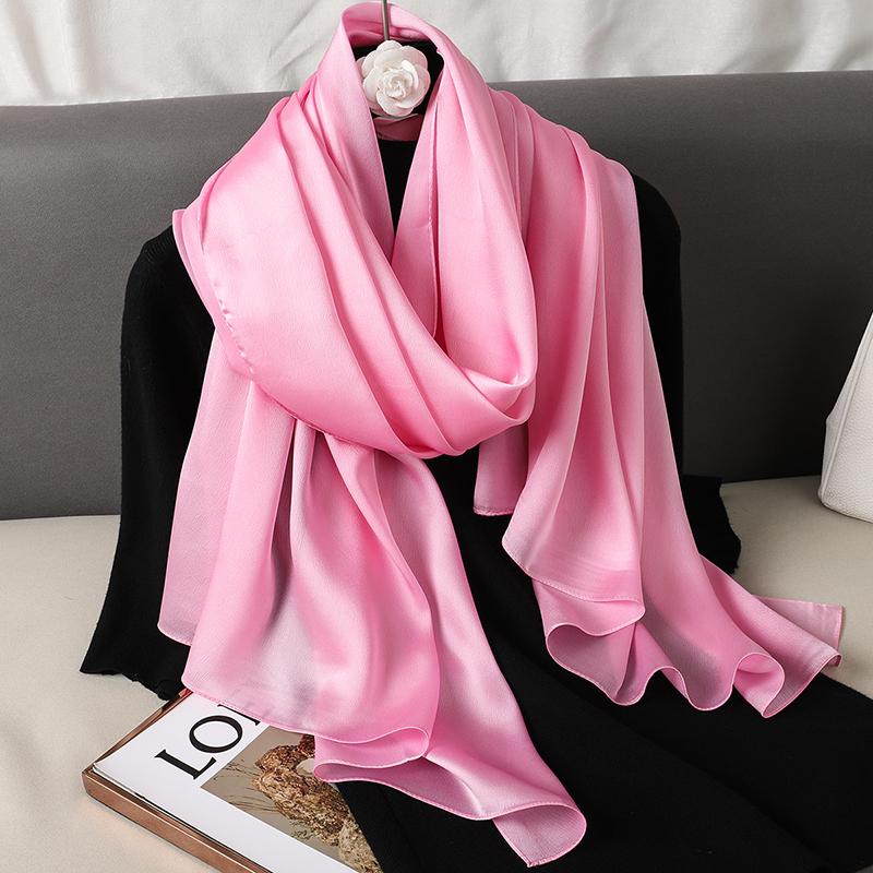 Hot Pink Minimal Solid Scarf