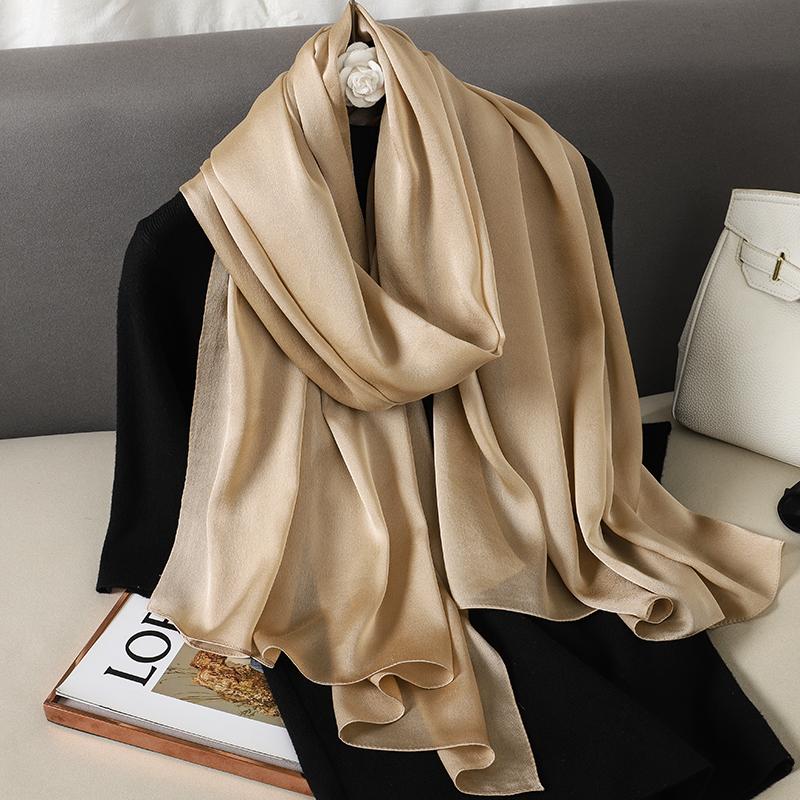Champagne Beige Solid Scarf