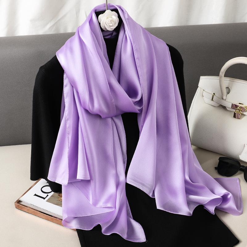 Lavender Minimal Solid Scarf
